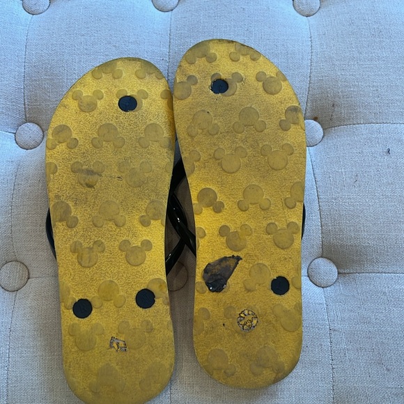 Mickey Mouse flip-flops purchased at Disneyland - Picture 2 of 3